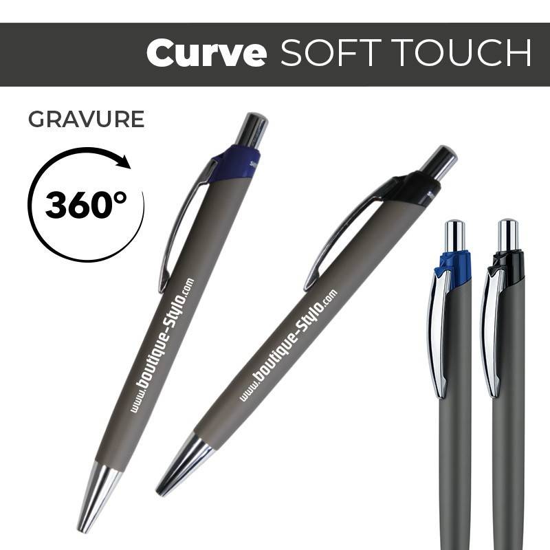 CURVE Soft Touch - Stylo Publicitaire