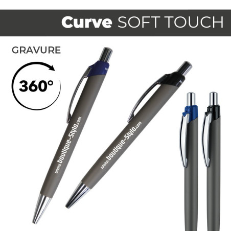 CURVE Soft Touch - Stylo Publicitaire