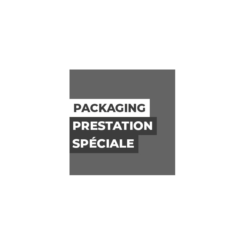 Packaging avec prestation spéciale