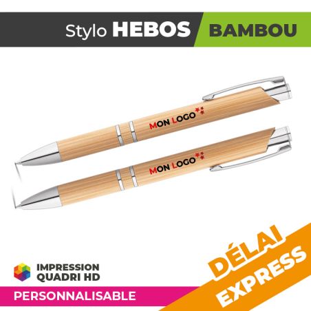 Stylo Personnalisé en Bambou - HEBOS