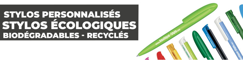 Stylo personnalisé écologiques | Stylo Biodégradable | WIKOM