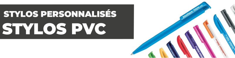 Stylos Publicitaires PVC | Stylos Personnalisés | WIKOM