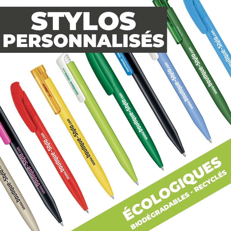 Stylos personnalisés écologiques