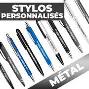 Stylos publicitaires en métal