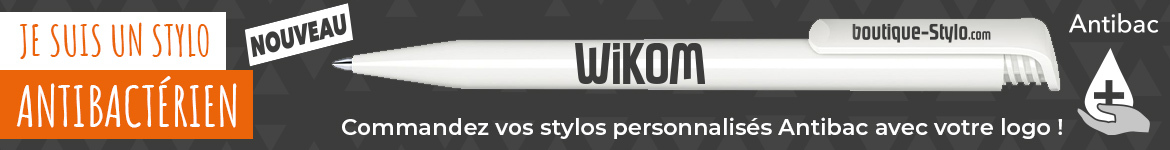 stylo personnalisé antibactériens