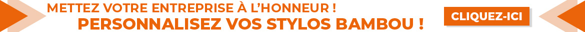 Stylo personnalisé en bambou