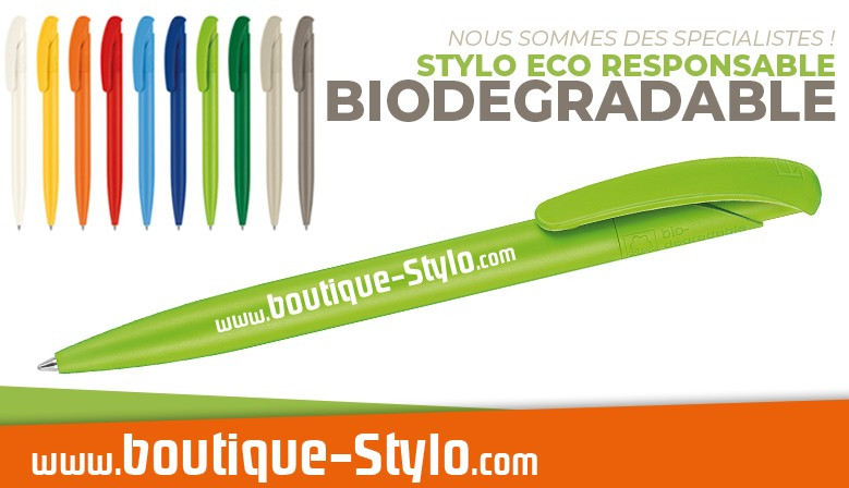 Stylo publicitaire Biodégradable